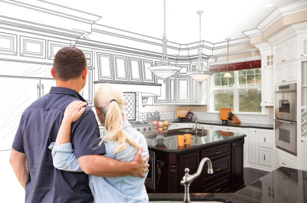 Professional Kitchen Island Installation technician working in Bladensburg, MD